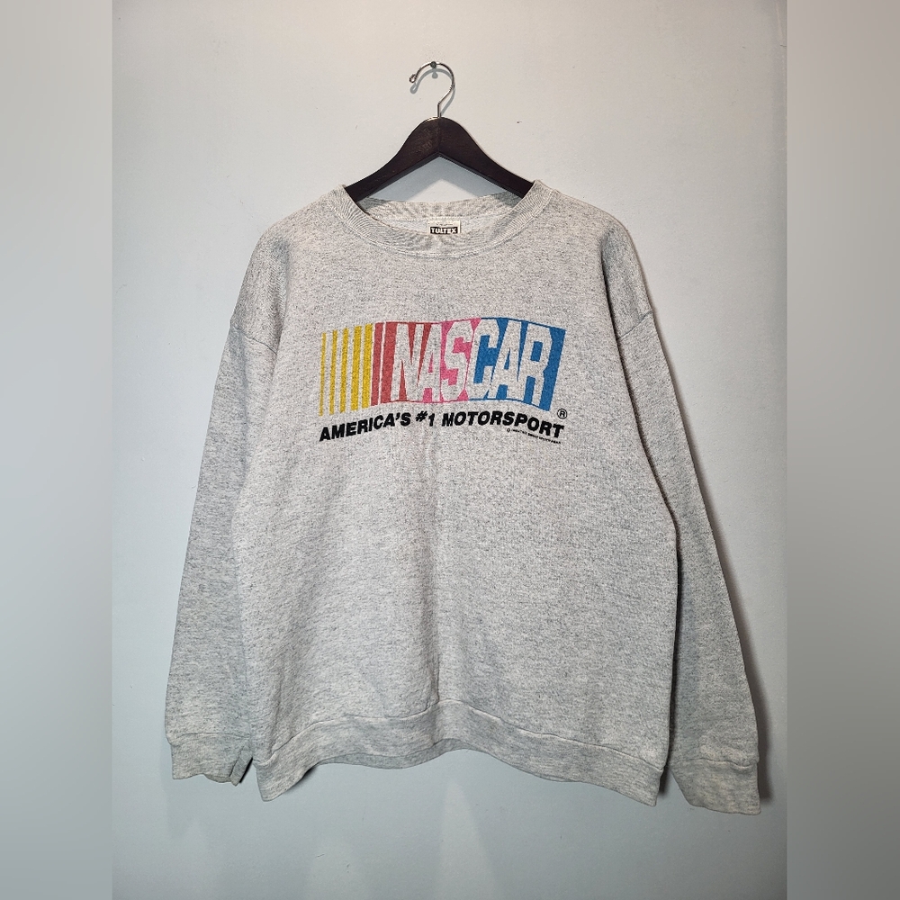 👕🌶 Vintage 90s Nascar Logo Crewneck Sweatshirt